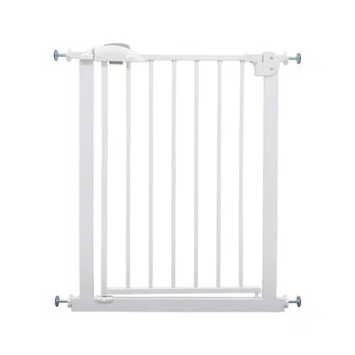 Callowesse Narrow Baby & Toddler Pressure Fit Door & Stair Safety Gate | 67-75cm x H79cm - White