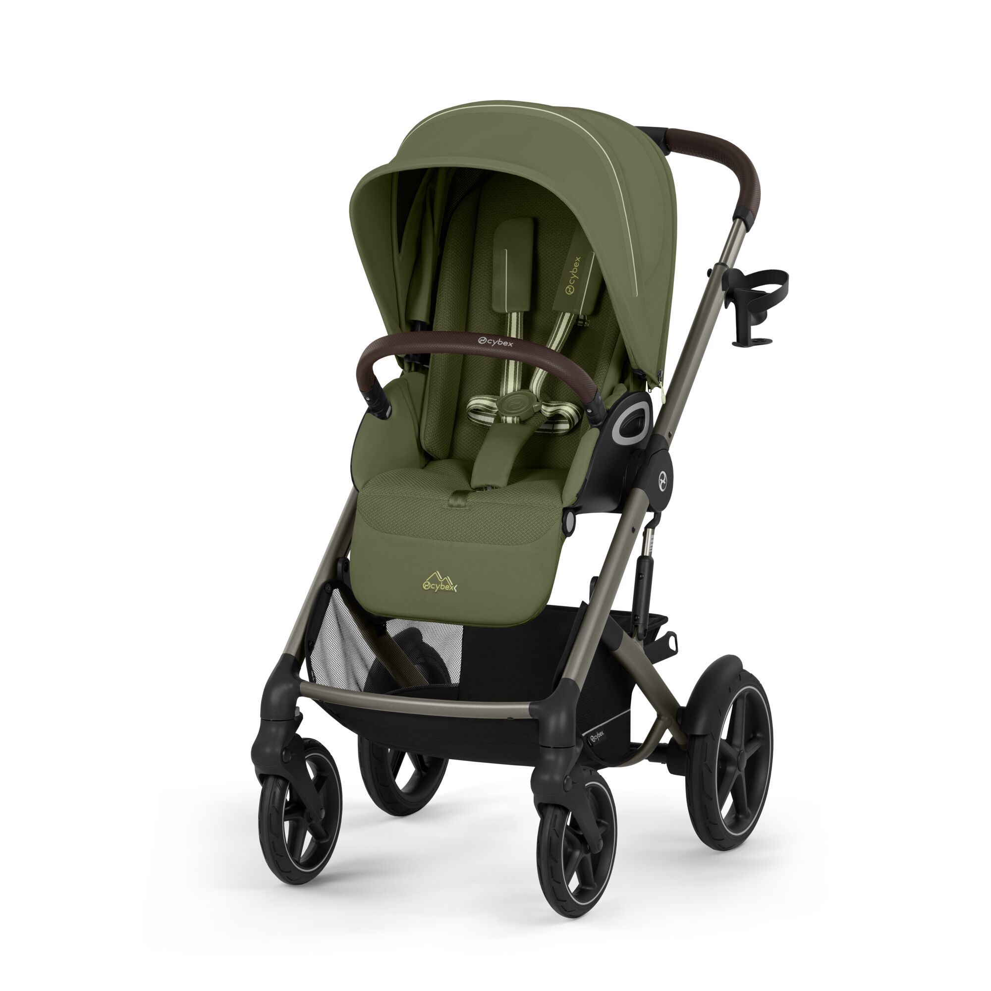 Cybex Talos S Lux Newborn Nest Pushchair Bundle | Moss Green - Image 4