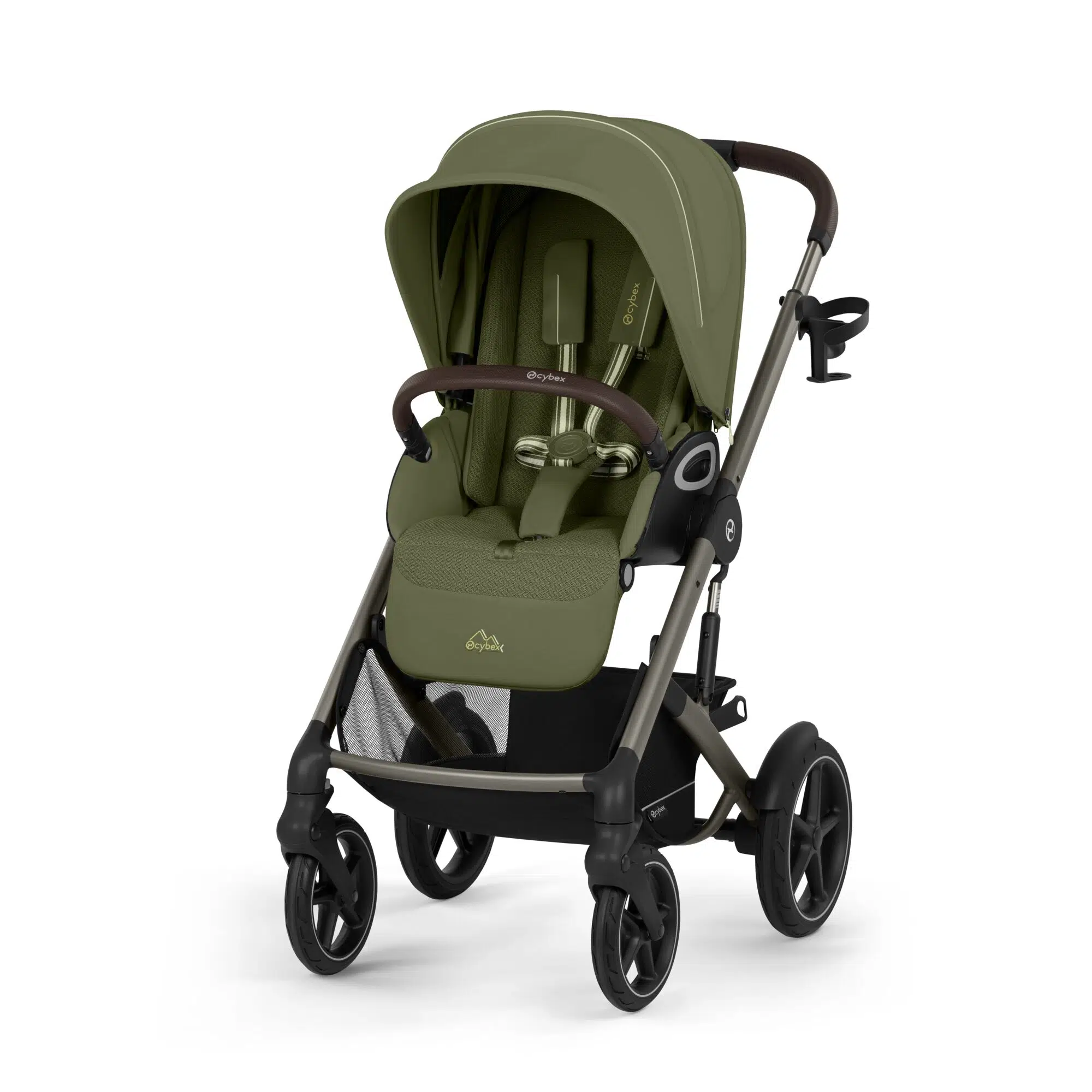 Cybex Talos S Lux Cot S Bundle with Cloud G & Base | Moss Green - Image 3
