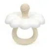 Chewies Silicone Teething Toy Daisy - Beige/White