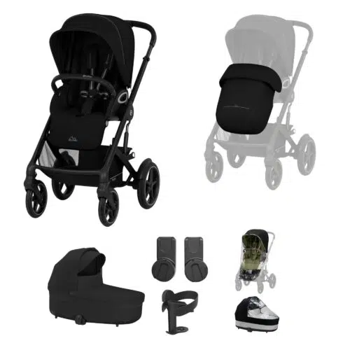 Cybex Talos S Lux Cot S Bundle | Moon Black
