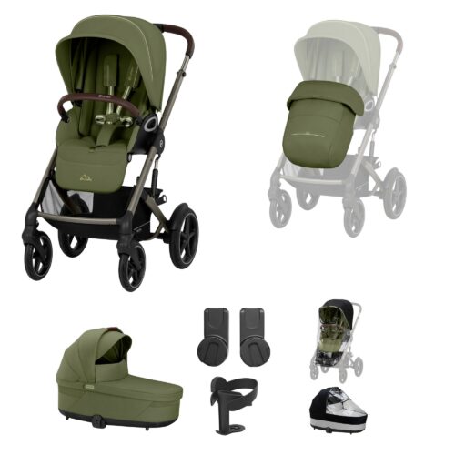 Cybex Talos S Lux Cot S Bundle | Moss Green