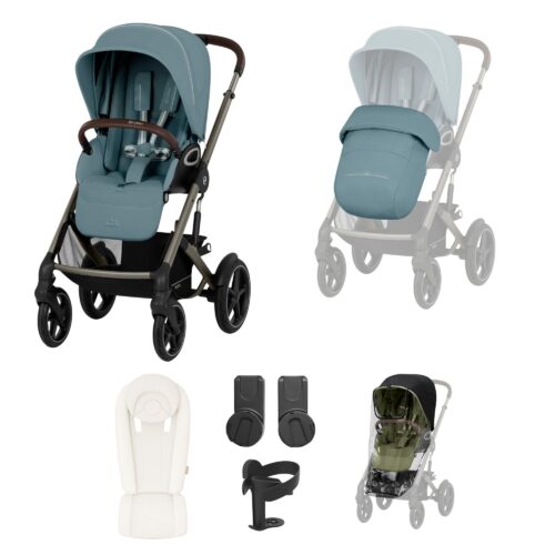 Cybex Talos S Lux Newborn Nest Pushchair Bundle | Stormy Blue