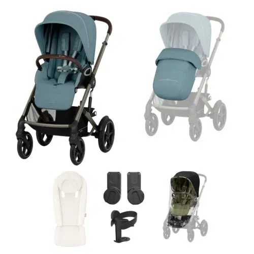 Cybex Talos S Lux Newborn Nest Pushchair Bundle | Stormy Blue