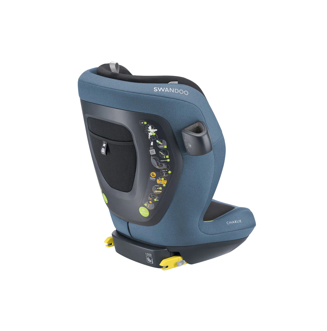 Swandoo Charlie i-Size High Back Booster - Blueberry - Image 5
