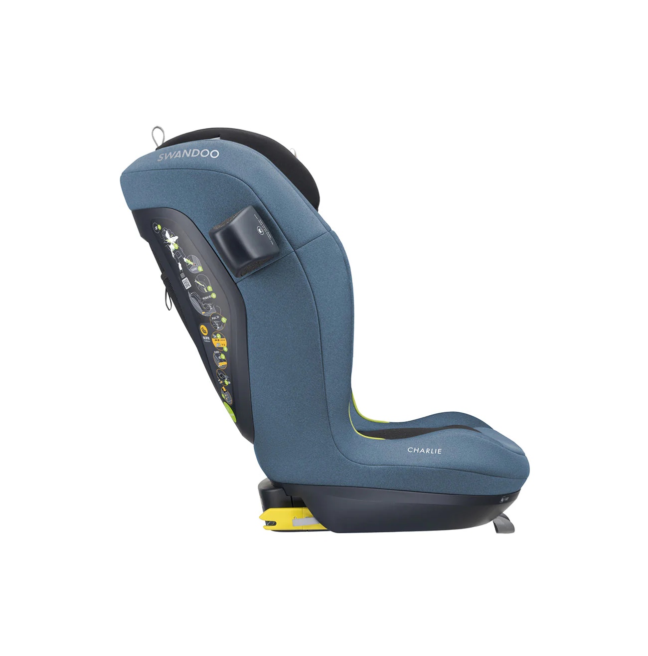 Swandoo Charlie i-Size High Back Booster - Blueberry - Image 3