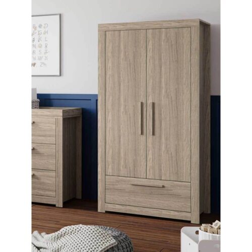Little Acorns Ellesmere Two-Door Wardrobe | Grey Ash