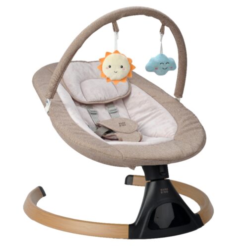 Bababing Hub2 Electric Swing - Grey/Beige