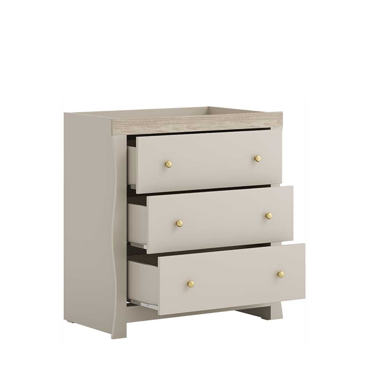 Little Acorns Celeste Changer – Cashmere & Grey Ash - Image 2