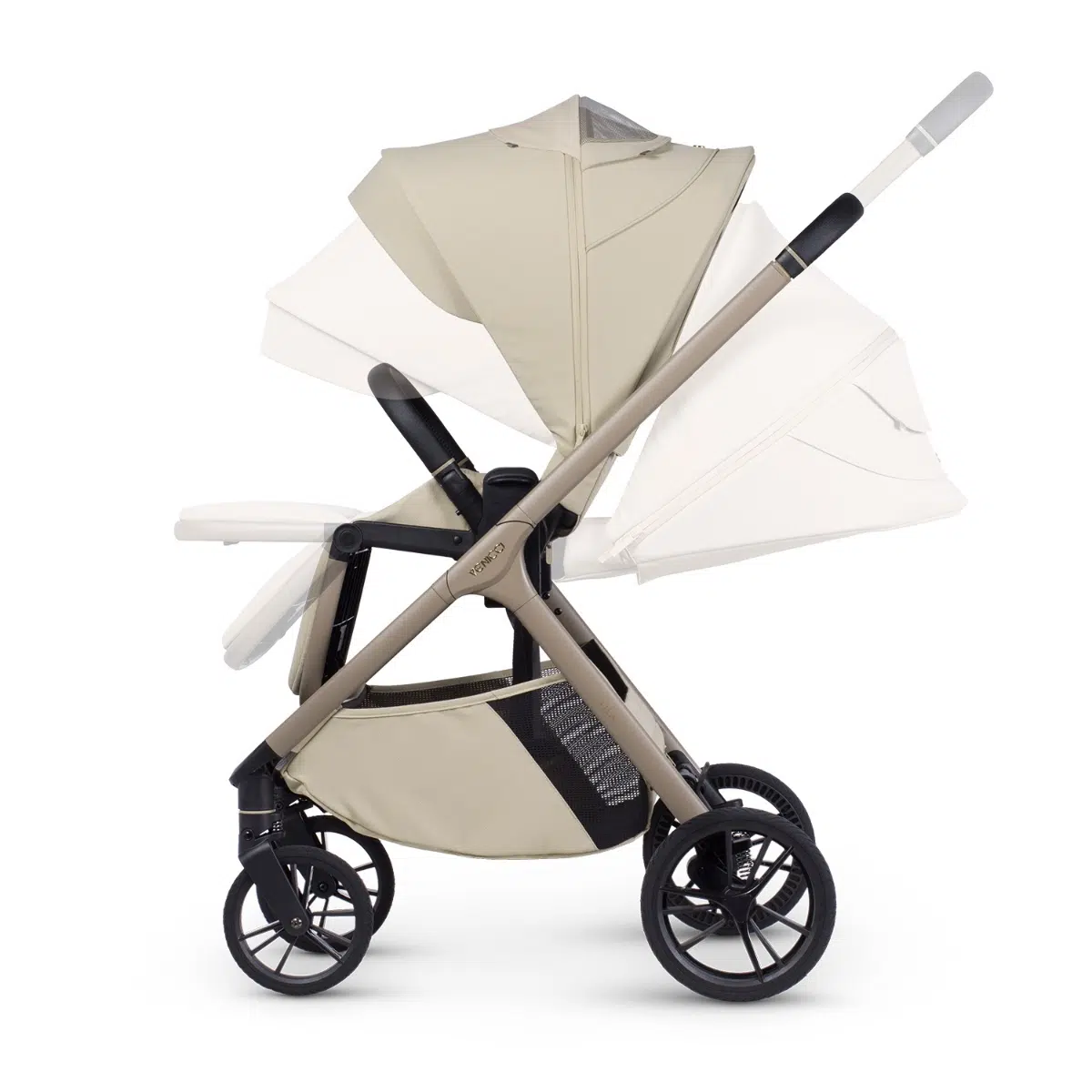 Venicci Tila Pushchair & Carrycot with Accessories - Sabbia - Image 16