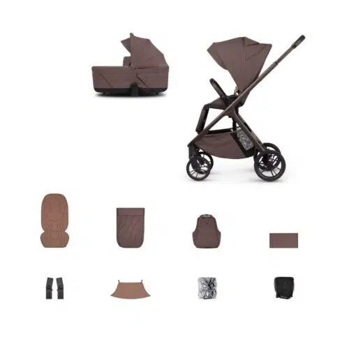 Venicci Tila Pushchair & Carrycot with Accessories - Noce