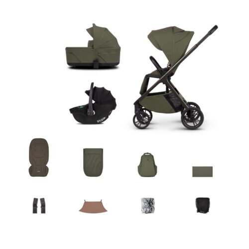 Venicci Tila Travel System with Tiago Car Seat - Olive