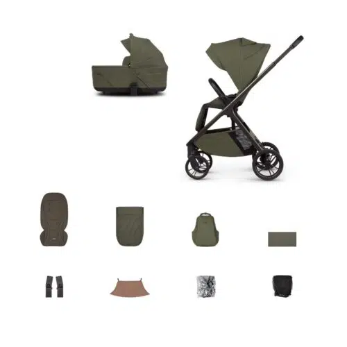 Venicci Tila Pushchair & Carrycot with Accessories - Olive