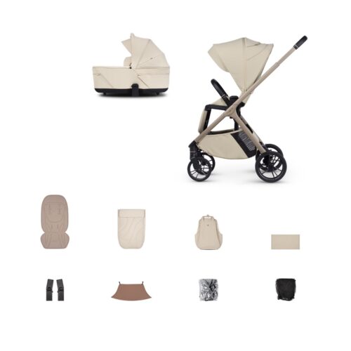 Venicci Tila Pushchair & Carrycot with Accessories - Sabbia