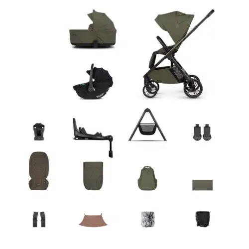 Venicci Tila 4 in 1 Plus Bundle (Including Carrycot Stand) | Olive