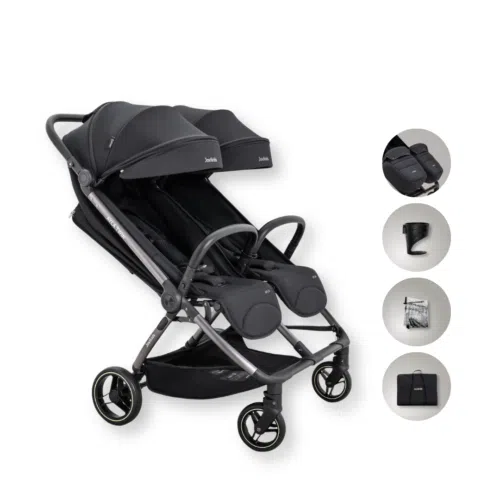 JoviKids Ayla Twin Pushchair - Urban Black