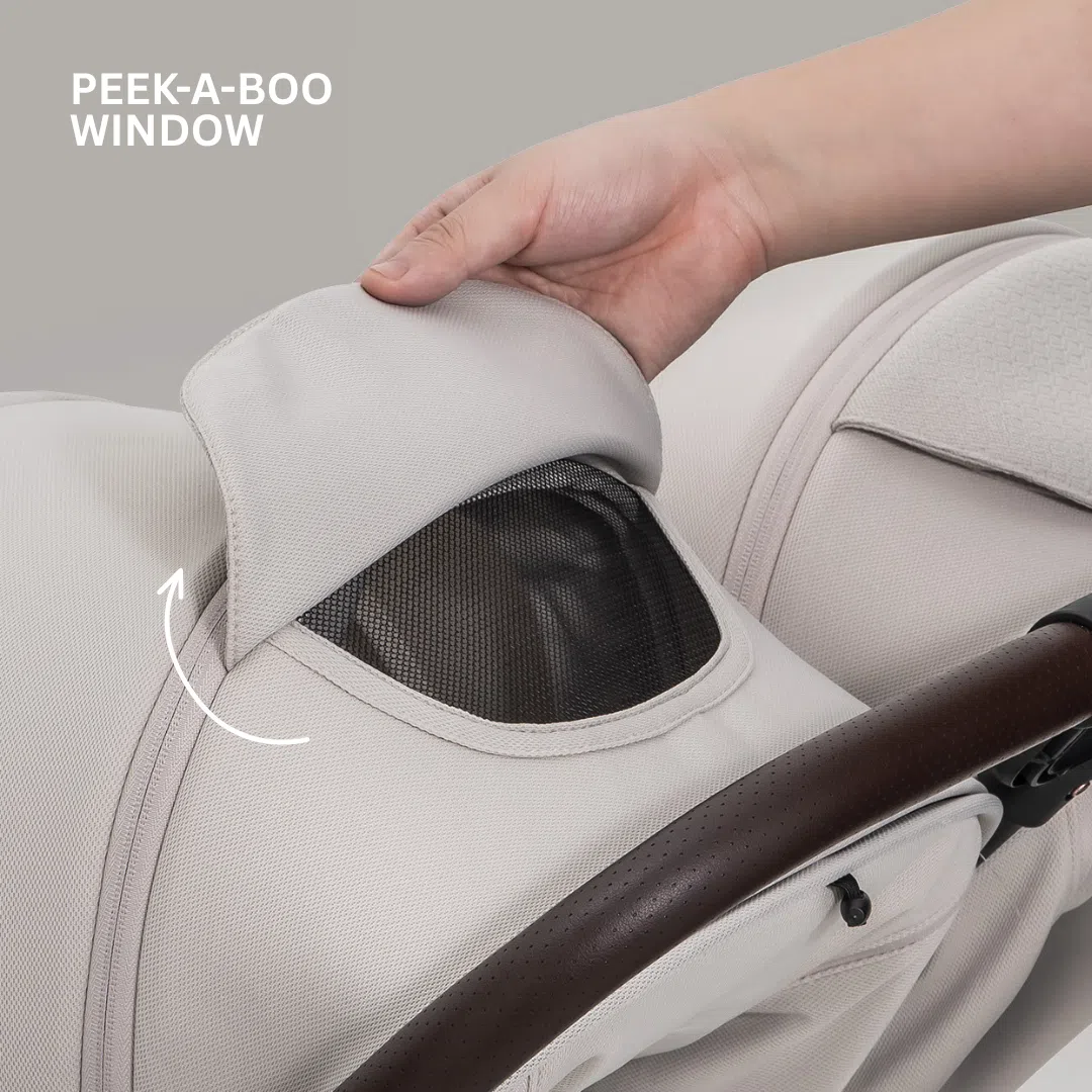 JoviKids Ayla Twin Pushchair - Dawn Beige - Image 11