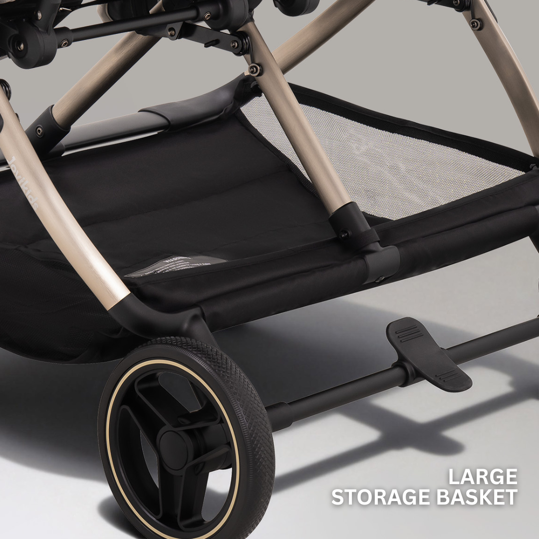 JoviKids Ayla Twin Pushchair - Dawn Beige - Image 39