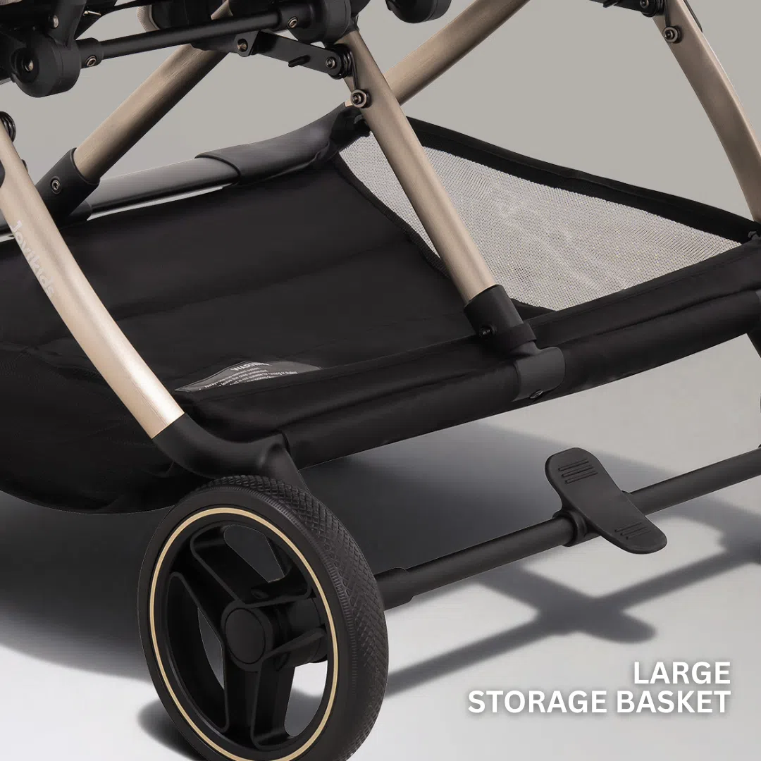 JoviKids Ayla Twin Pushchair - Dawn Beige - Image 39