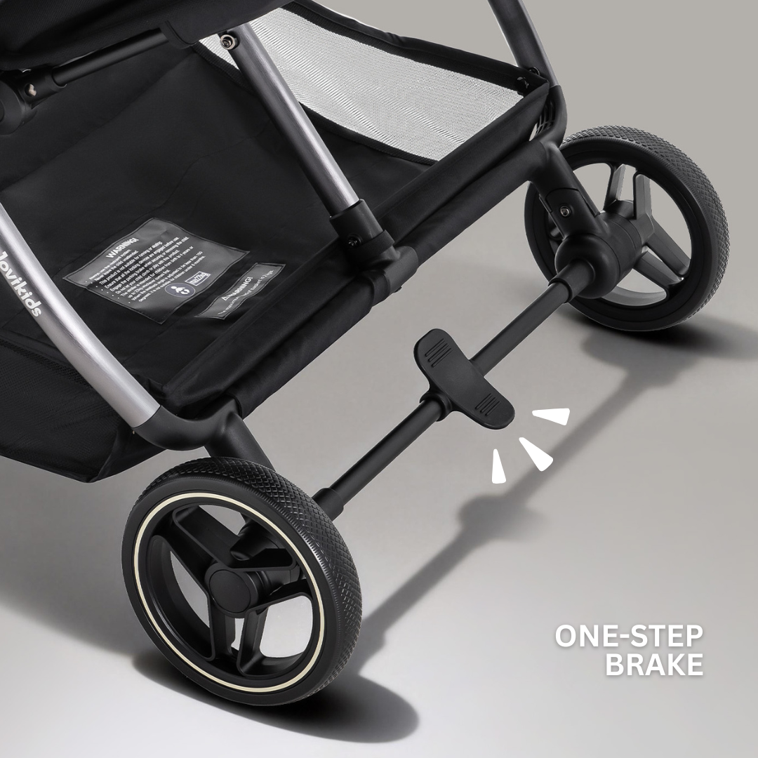 JoviKids Ayla Twin Pushchair - Urban Black - Image 17