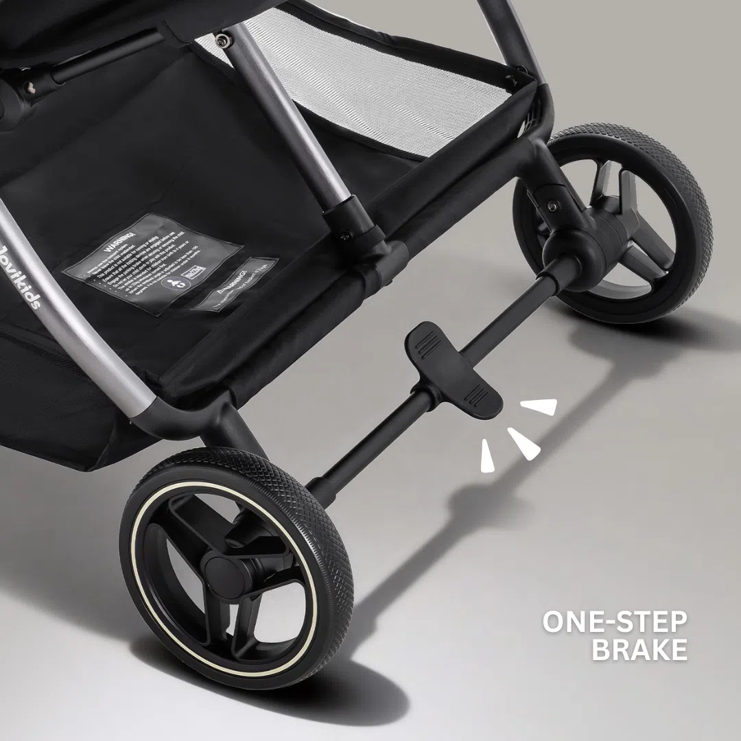 JoviKids Ayla Twin Pushchair - Urban Black - Image 17