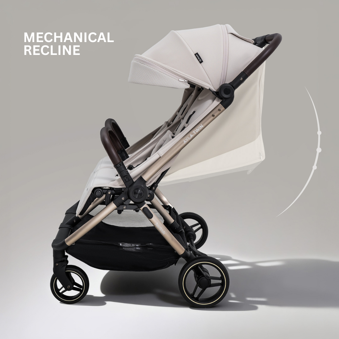 JoviKids Ayla Twin Pushchair - Dawn Beige - Image 9