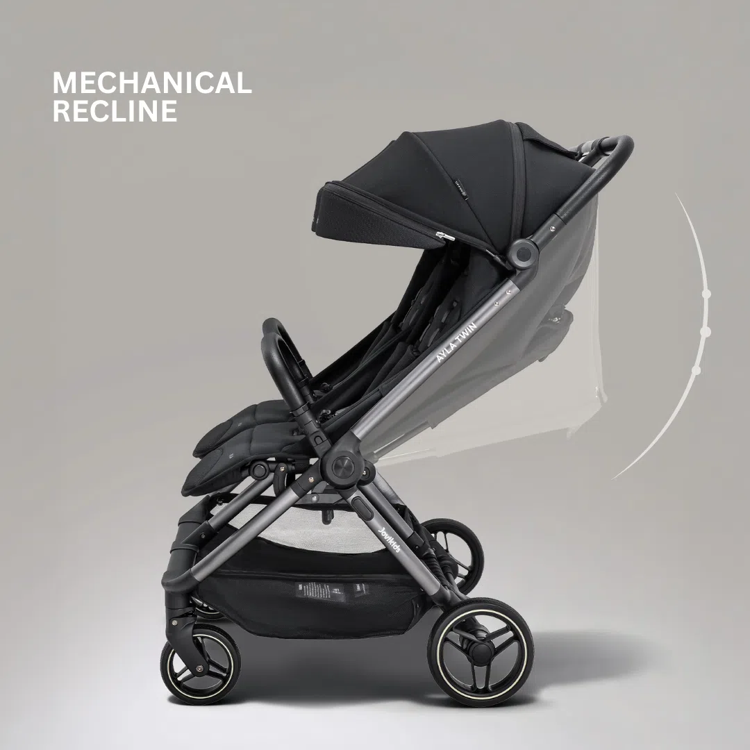 JoviKids Ayla Twin Pushchair - Urban Black - Image 24