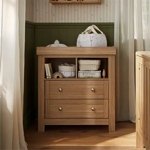 CuddleCo Burford Dresser Changer – Oak