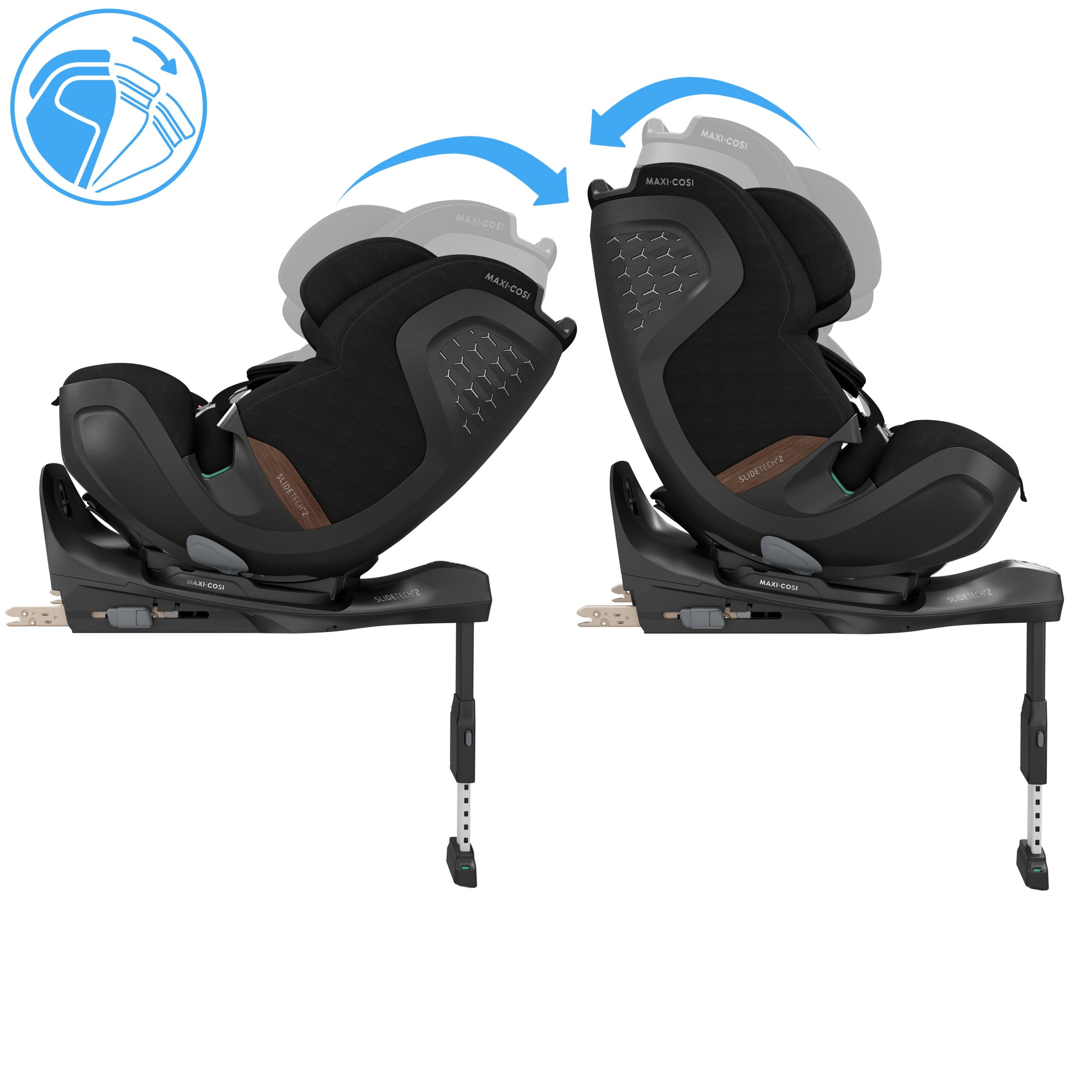 Maxi-Cosi Pearl XL Slide Pro Car Seat - Authentic Black - Image 2
