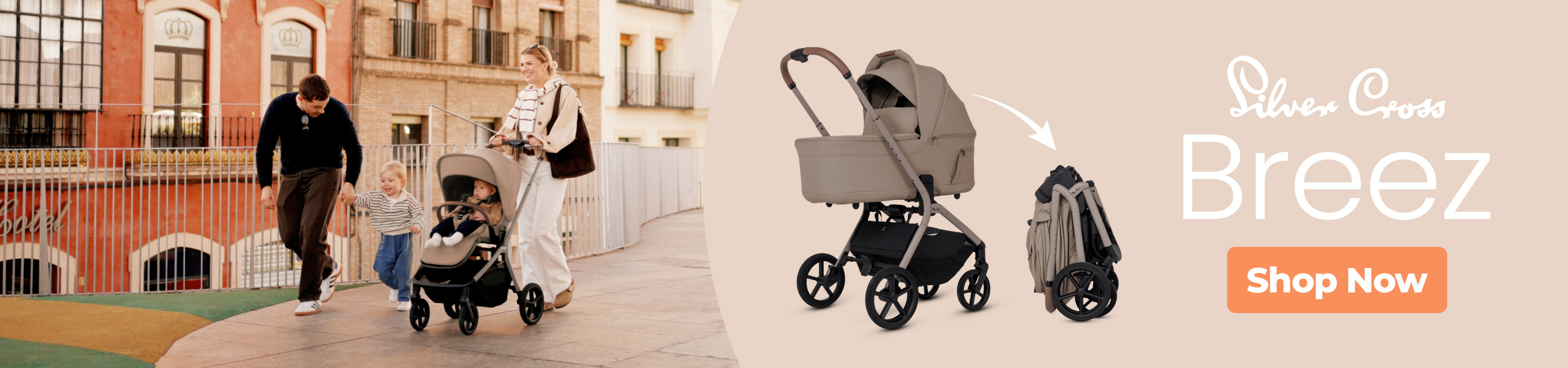 Silver Cross Nia Compact Folding Travel System