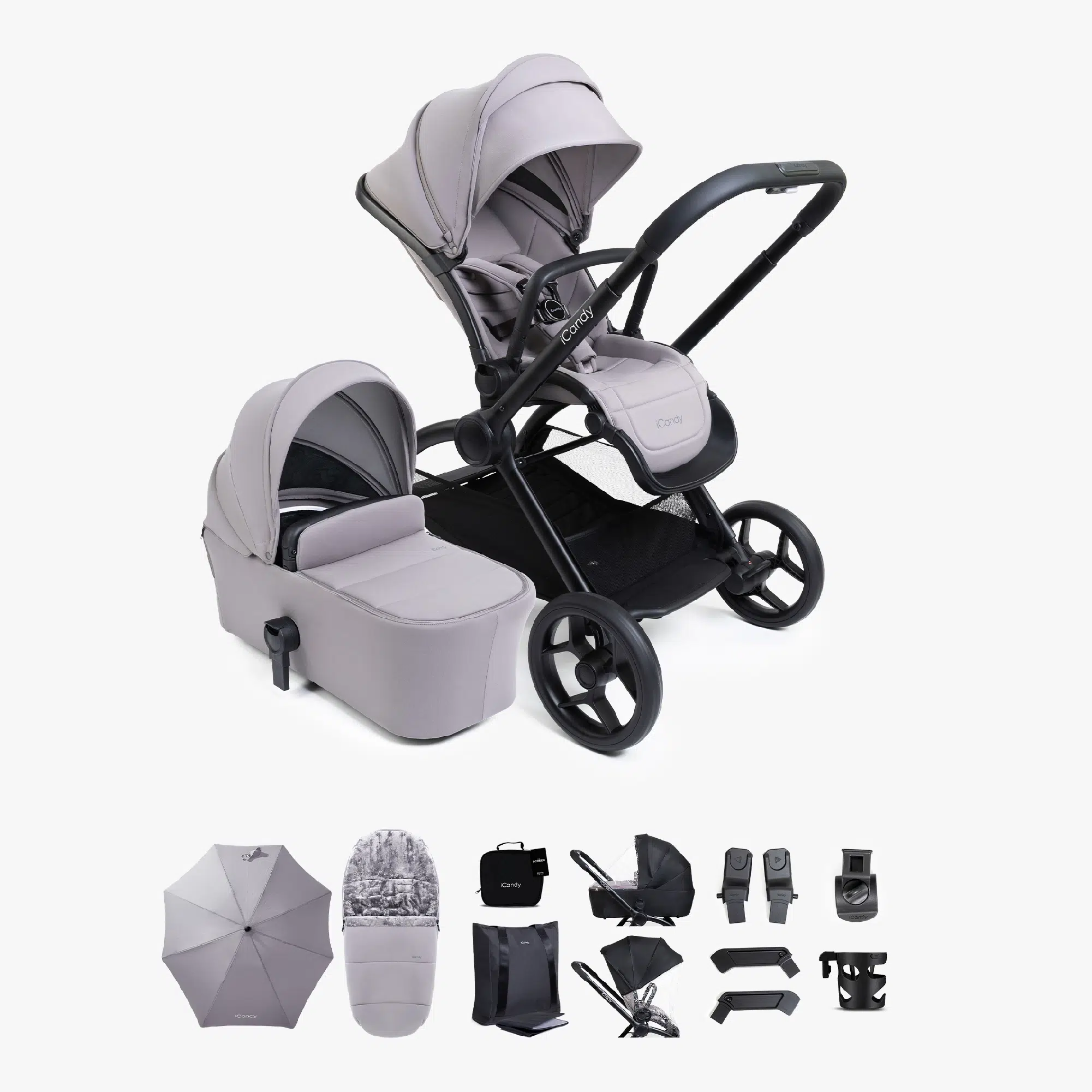 iCandy Core 2 Complete Bundle | Storm Grey