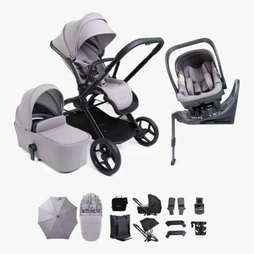 iCandy Core 2 Complete Travel Bundle with Cocoon 360 and Base | Storm Grey