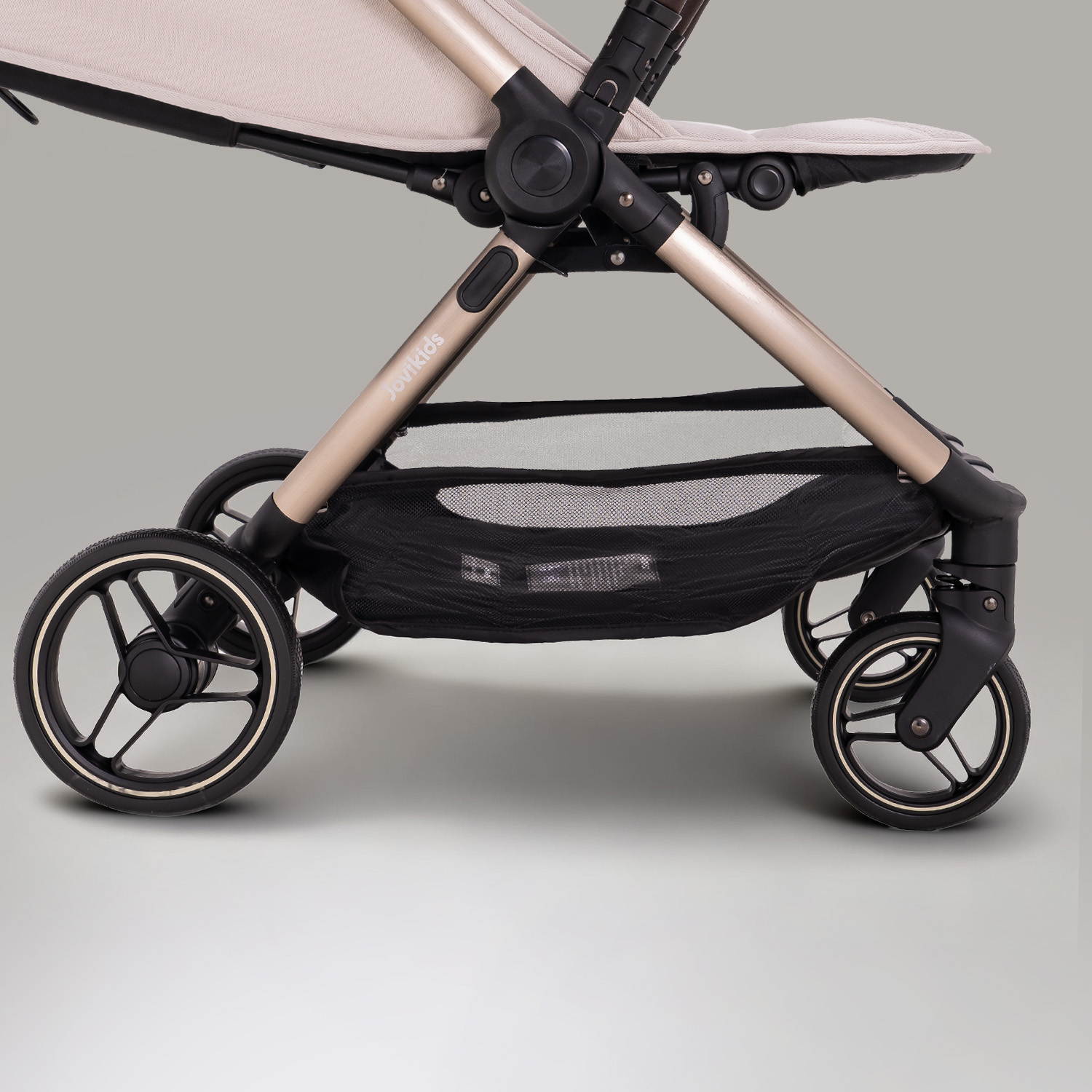 JoviKids Ayla Twin Pushchair - Dawn Beige - Image 36