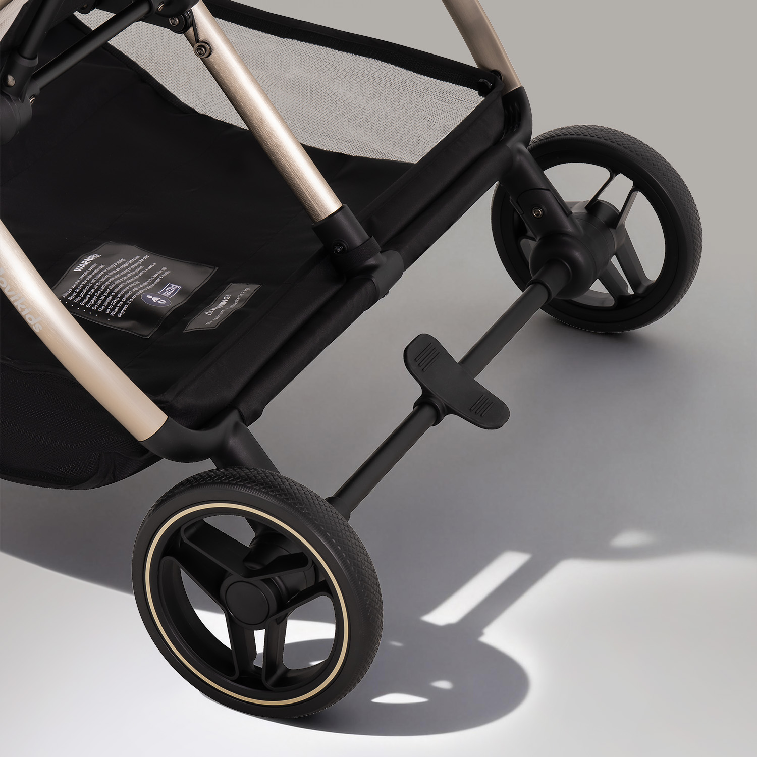 JoviKids Ayla Twin Pushchair - Dawn Beige - Image 34