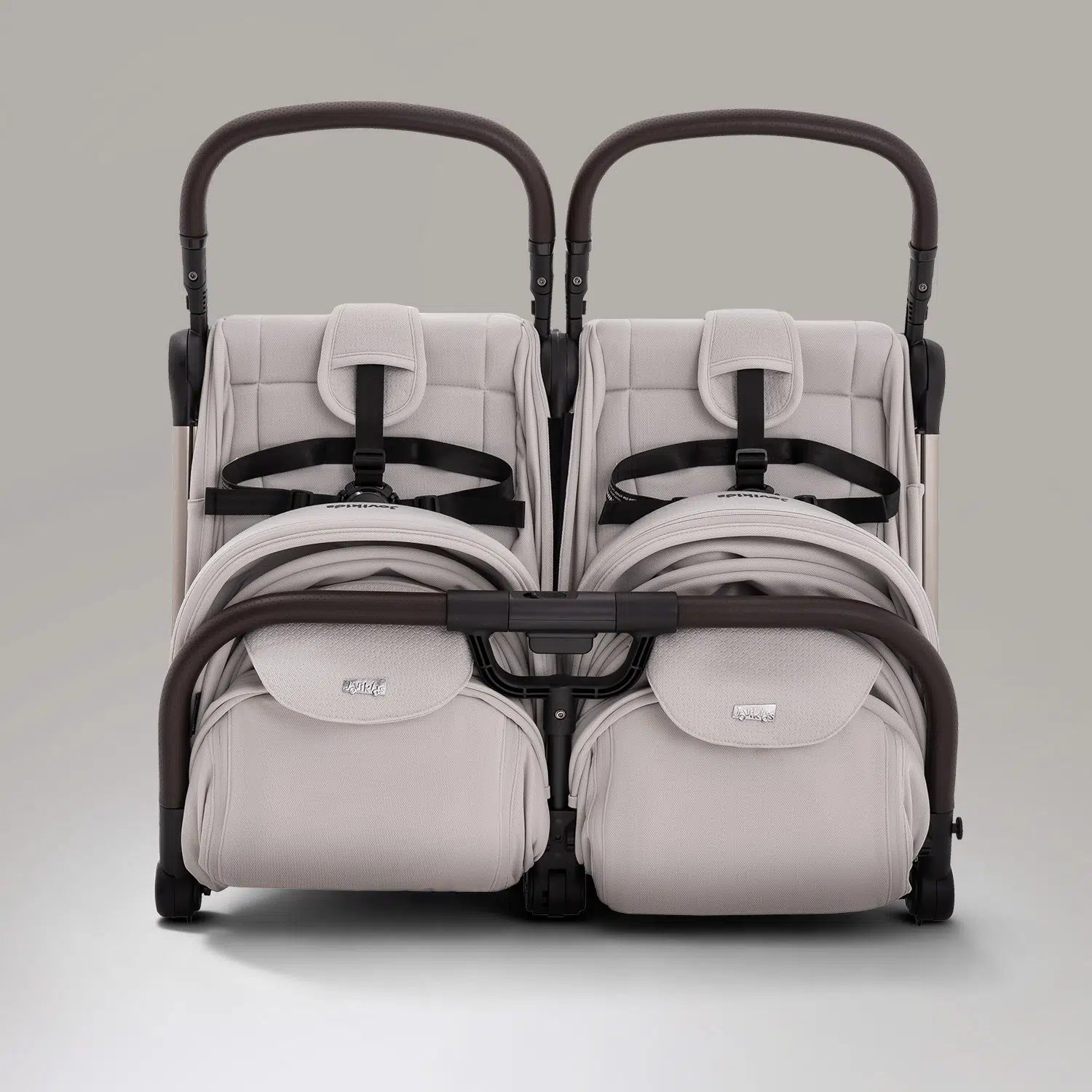 JoviKids Ayla Twin Pushchair - Dawn Beige - Image 27
