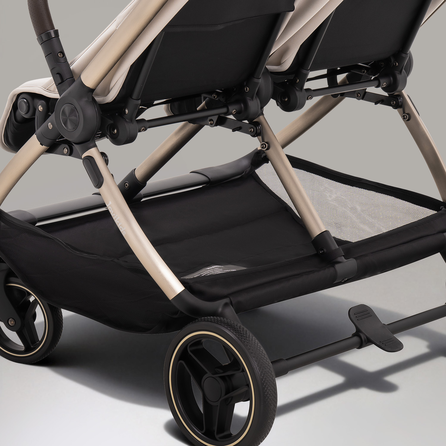 JoviKids Ayla Twin Pushchair - Dawn Beige - Image 26