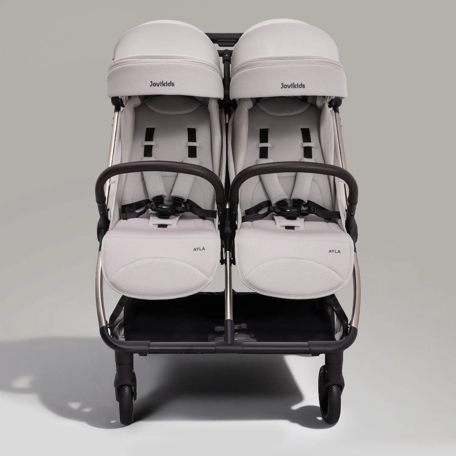 JoviKids Ayla Twin Pushchair - Dawn Beige - Image 23