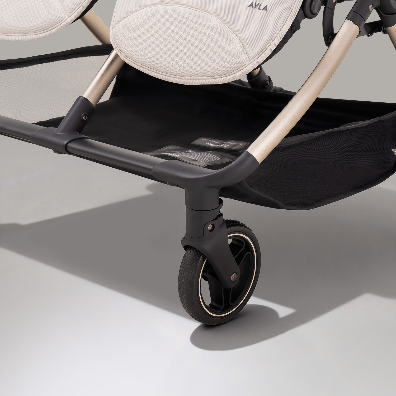 JoviKids Ayla Twin Pushchair - Dawn Beige - Image 22