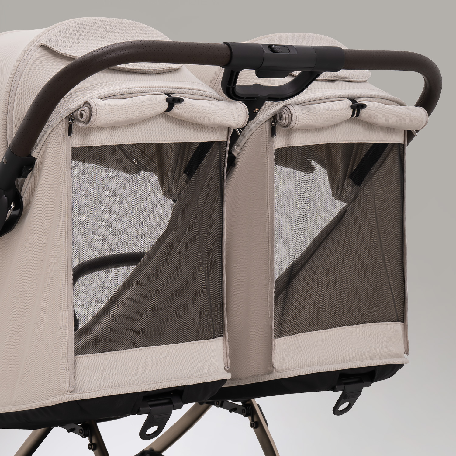 JoviKids Ayla Twin Pushchair - Dawn Beige - Image 21