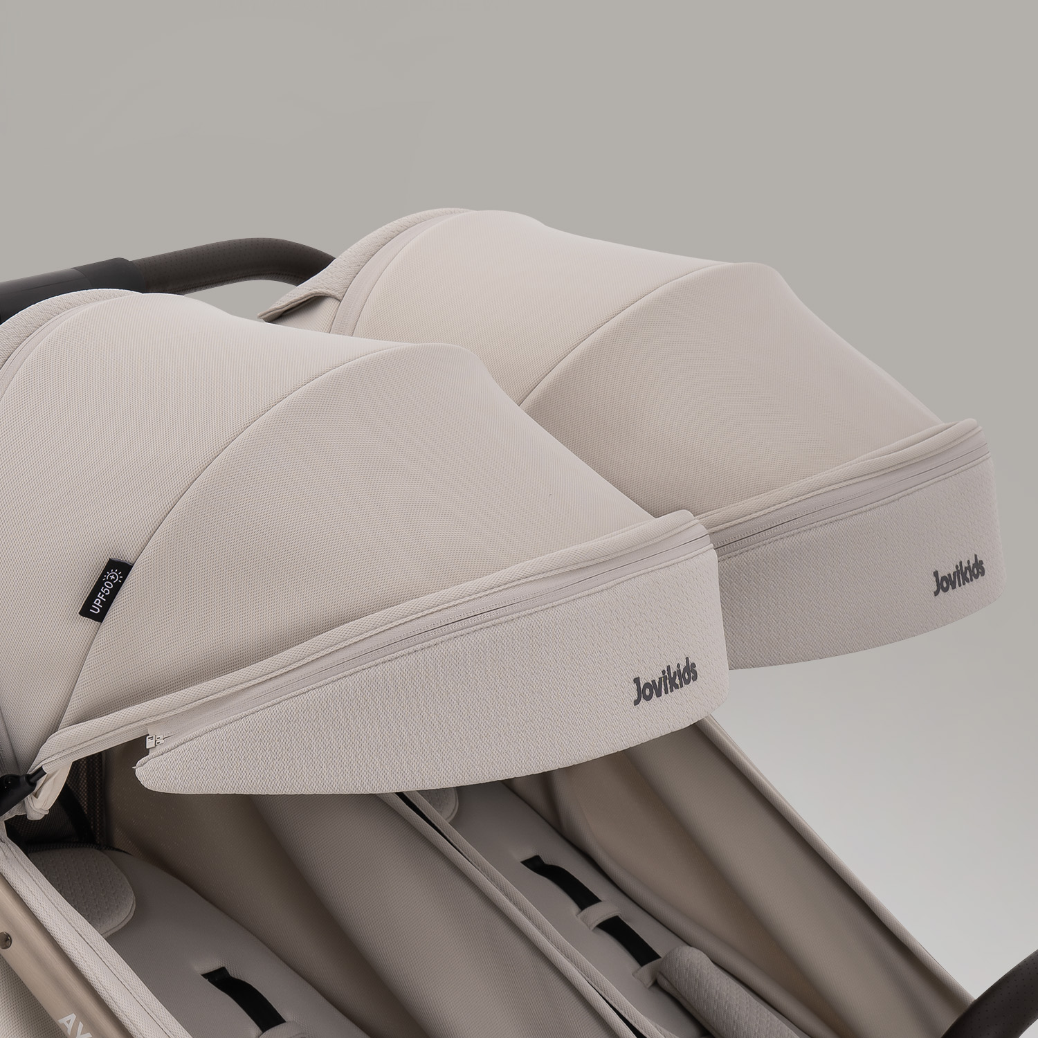 JoviKids Ayla Twin Pushchair - Dawn Beige - Image 20