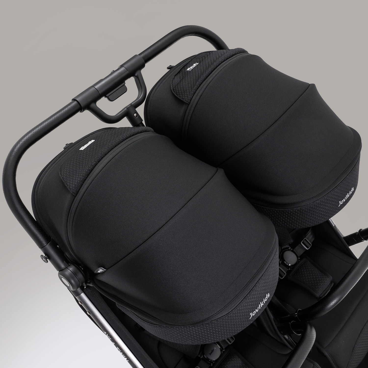 JoviKids Ayla Twin Pushchair - Urban Black - Image 35