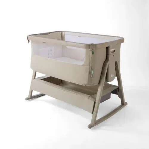 Tutti Bambini Cozee Air 2 Bedside Crib - Soft Walnut / Cocoa