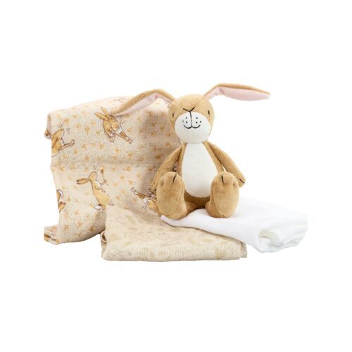 Rainbow Designs Guess How Much I Love You Soft Toy & Muslin Set